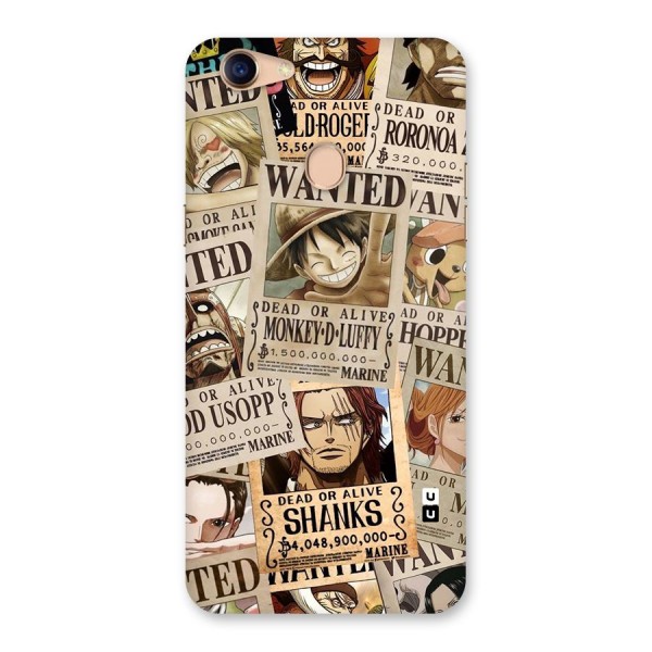 One Piece Most Wanted Back Case for Oppo F5 Youth